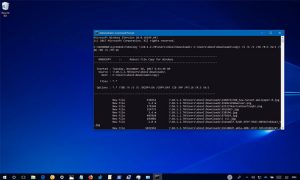 Robocopy windows 10 не работает